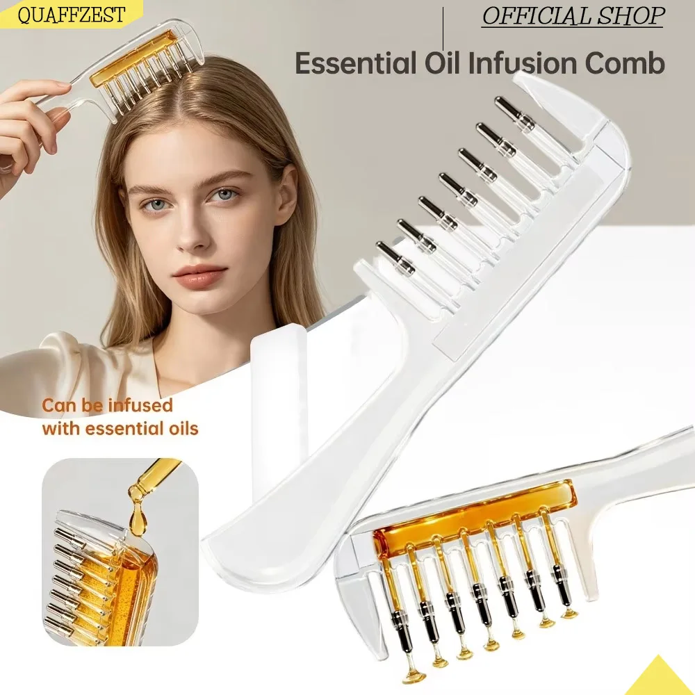 Root Stimulator Liquid - Портативная прозрачная расческа для нанесения жидкости