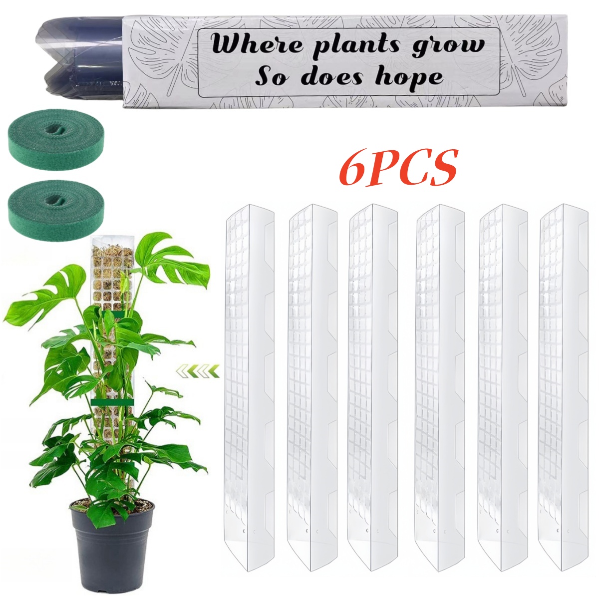 Sphagnum Moss Dry - Пластиковая опора для растений Moss Pole: